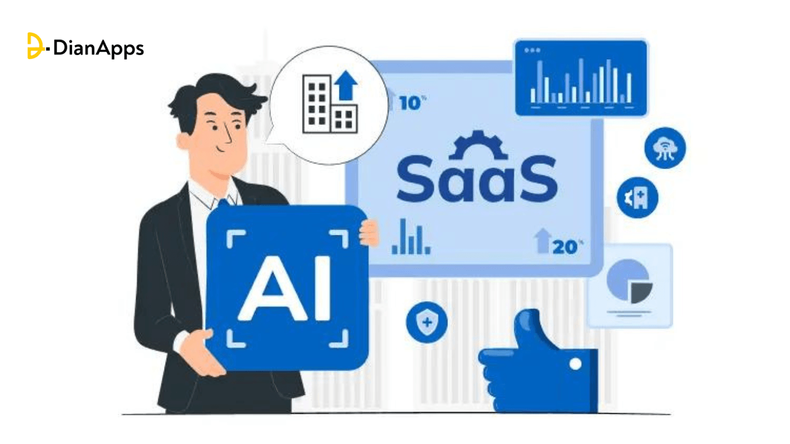 AI in SaaS: How AI Fuels the Growth of SaaS Business?