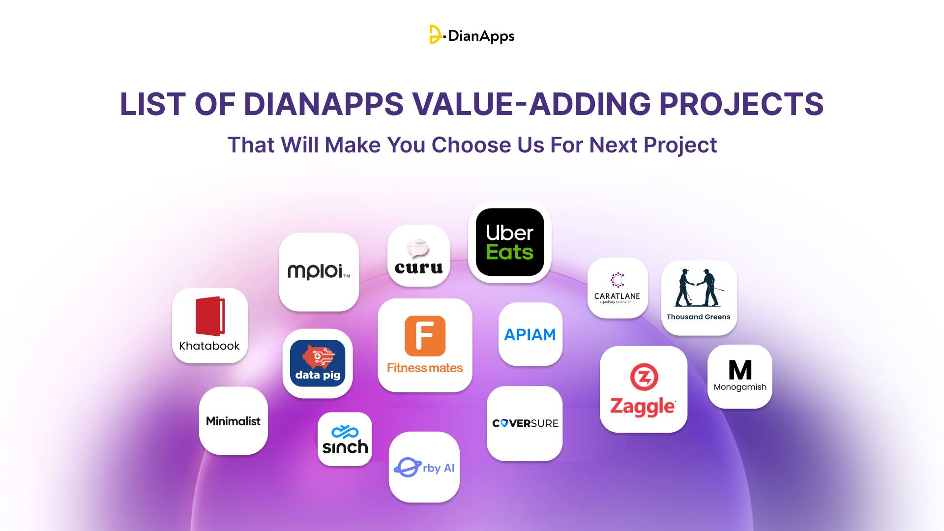 List of DianApps Value-adding Projects That Will Make You Choose Us For Next Project
