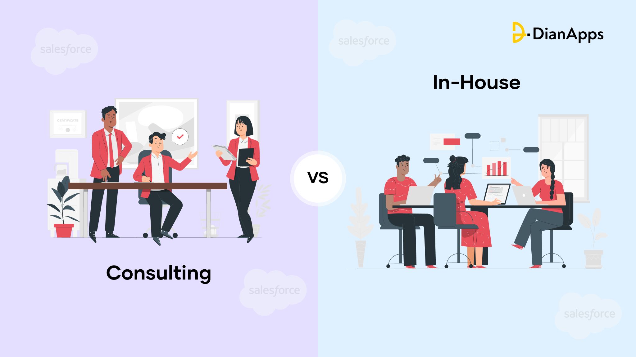 Salesforce Consulting vs. In-House Development: Which is Right for Your Business?
