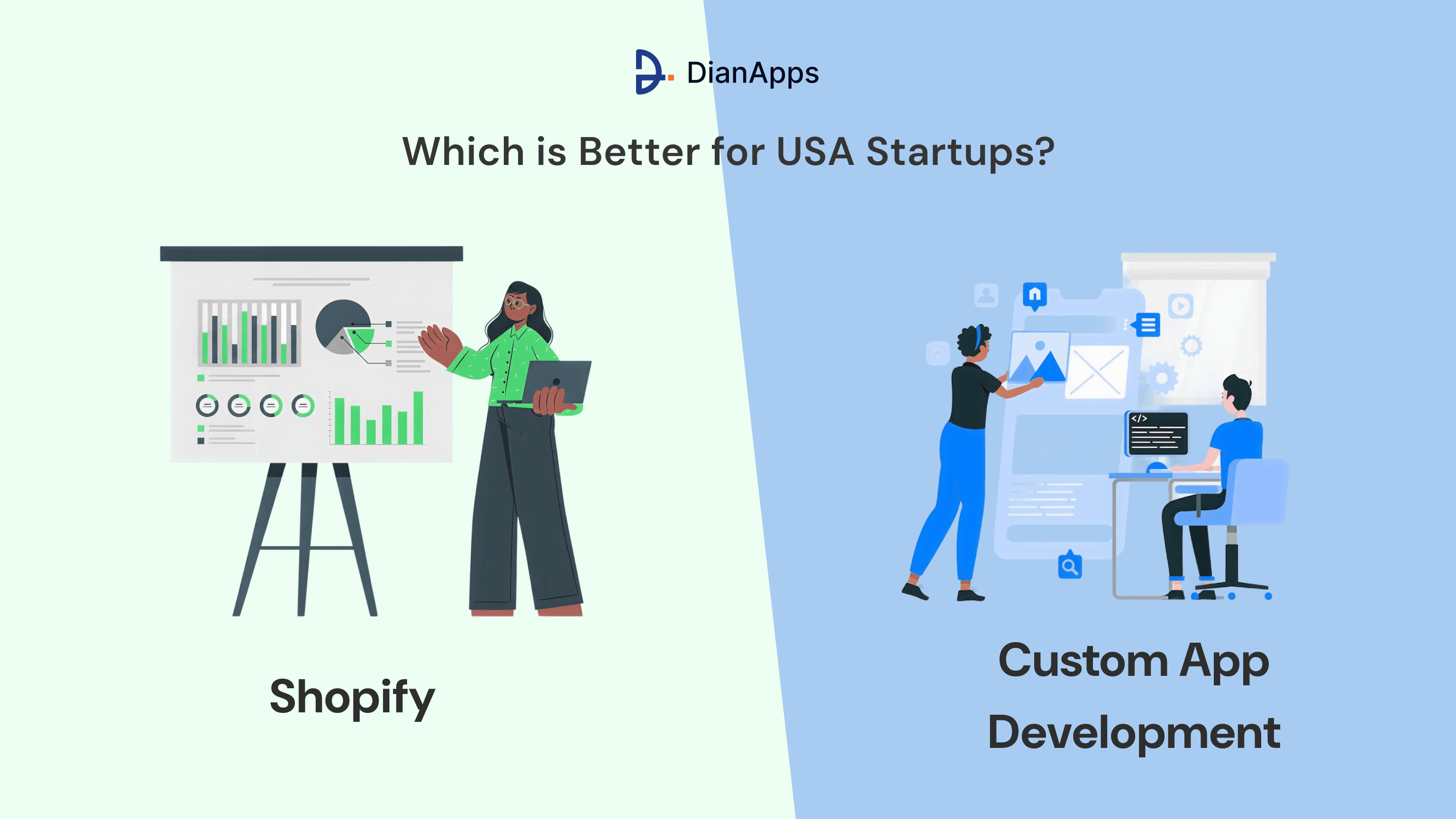 Shopify vs Custom App Development: Which is Better for USA Startups?

