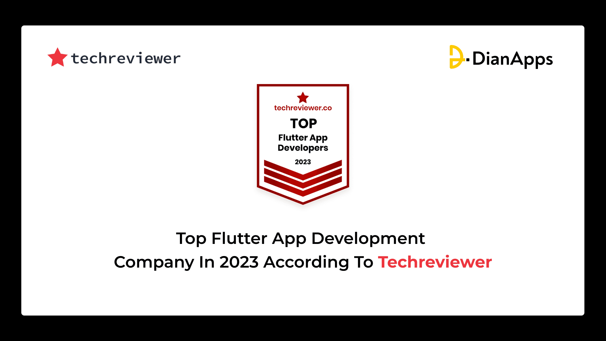 DianApps Joins Top Flutter App Developers of 2023!