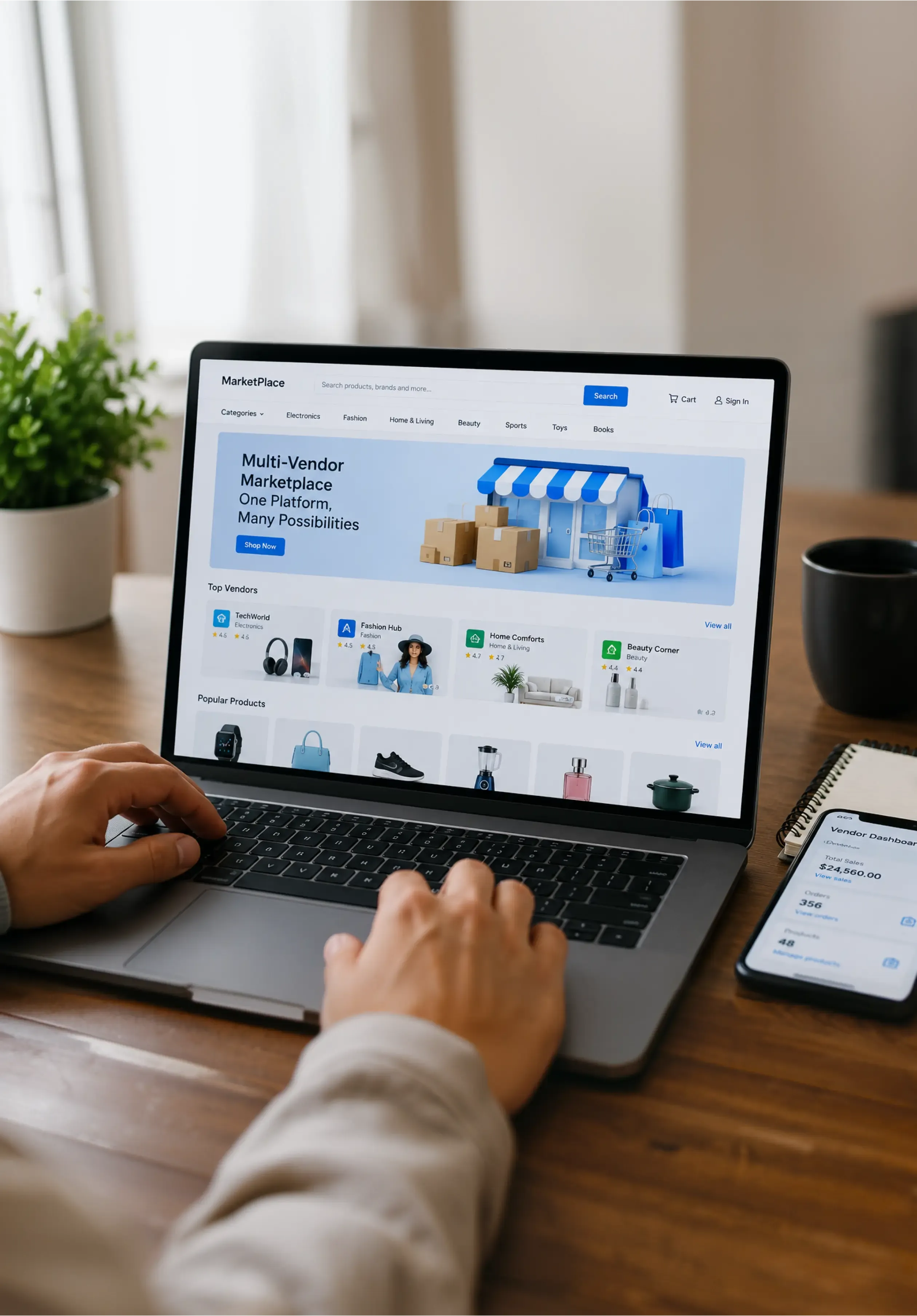 Multi-Vendor Marketplace Development