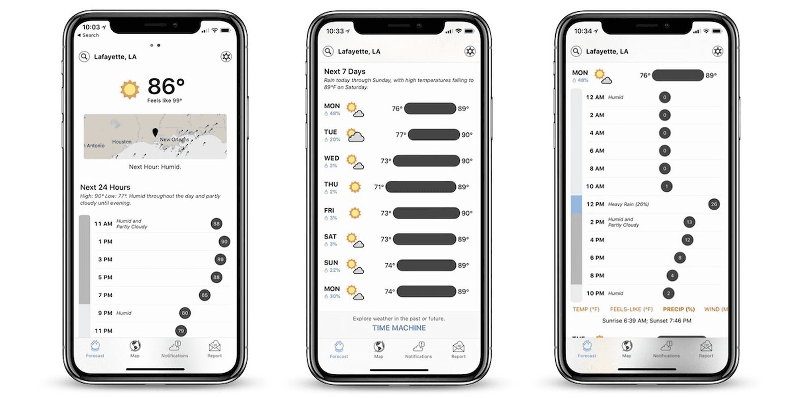 Dark Sky weather app